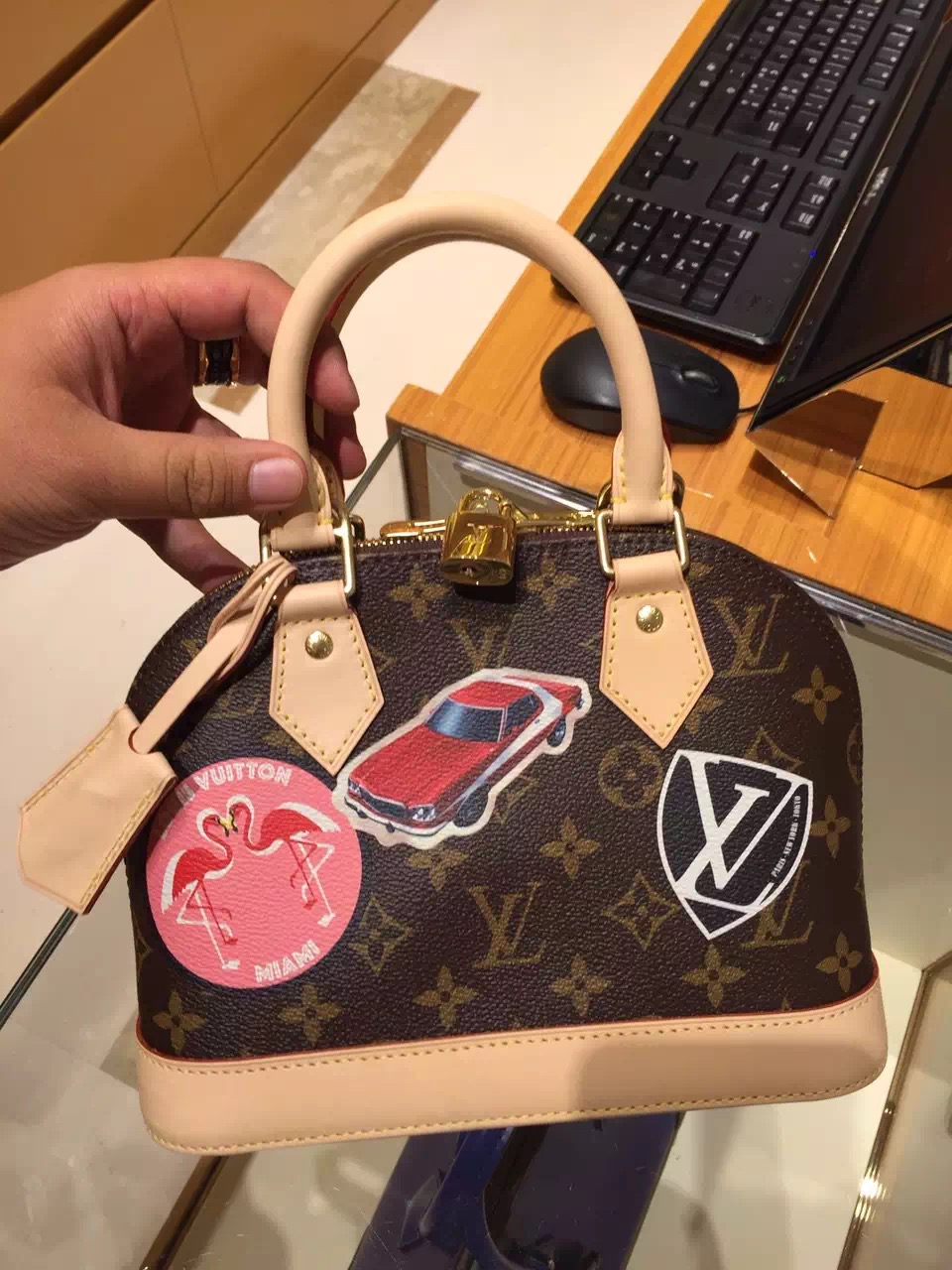 Louis Vuitton Alma BB World Tour Bag M43230